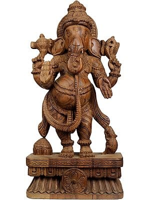 Four Armed Standing Ganesha