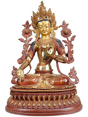 (Tibetan Buddhist Deity) Goddess White Tara with Seven Compassionate Eyes