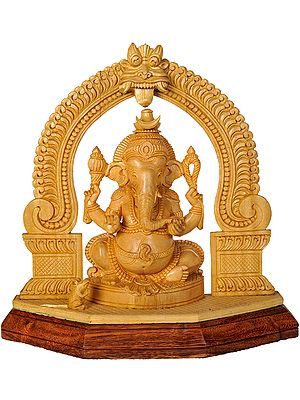 Enthroned  Ganesha