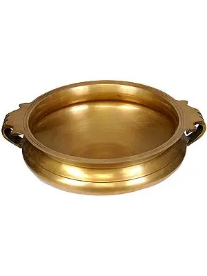 Large Brass Ritual Bowl (Kadai) for Making Payasam