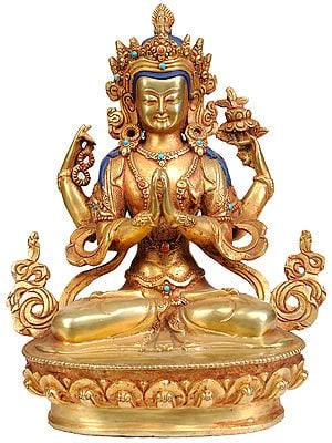 Chenrezig (Shadakshari Lokeshvara Tibetan Buddhist Deity)