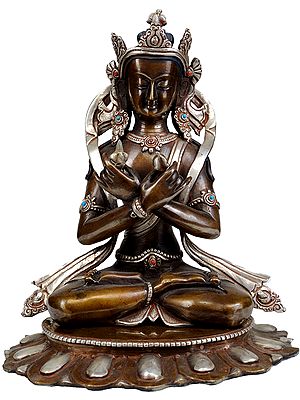 Primordial Buddha Vajradhara in Vajra-Humkara Mudra