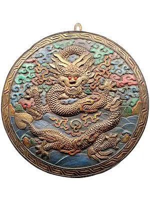 Dragon Wall Hanging Box (Inlay Statue)