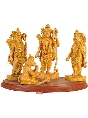 Shri Rama with Sita Ji, Lakshman Ji and Hanuman Ji