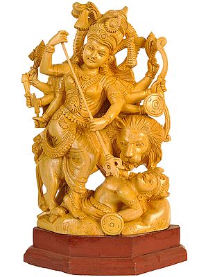 Eight-armed Mahishasuramardini Goddess Durga