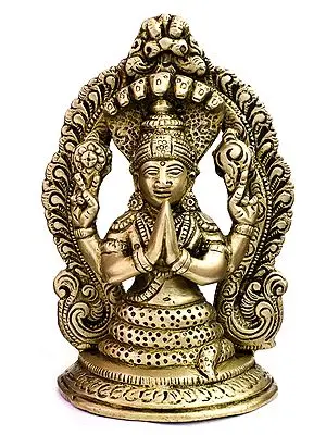 5" Saint Patanjali In Brass | Handmade | Made In India