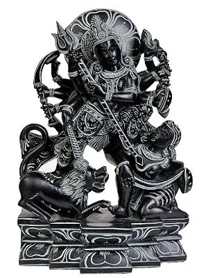 Mahishasuramardini Goddess Durga Stone Statue from Mahabalipuram