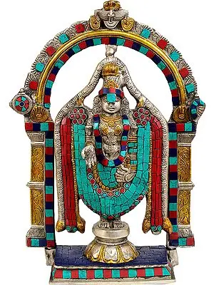 13" Lord Venkateshvara In Brass | Handmade | Made In India