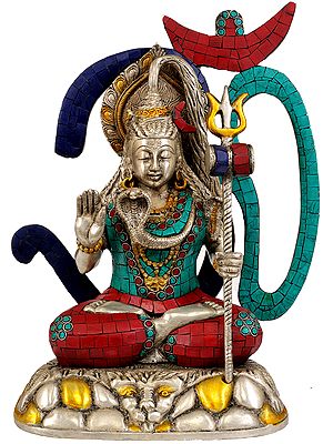 12" Lord Shiva In Brass | Handmade | Made In India