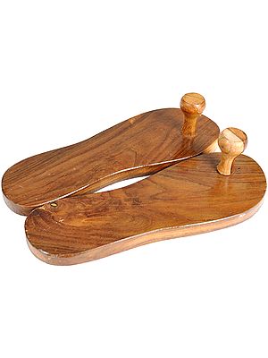 Khadau- Wooden Sandals for Auspicious Occassions