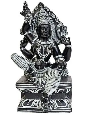 Goddess Kali Stone Statue from Mahabalipuram