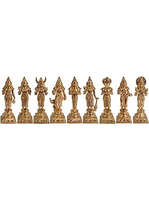 Navagraha (Set of Nine Sculptures)