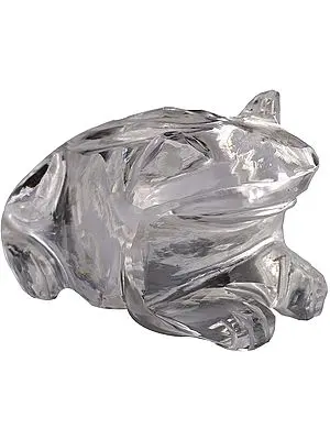 Vastu Frog in Crystal