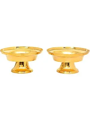 Pair of Butter Lamp