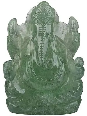 Green Fluorite Ganesha
