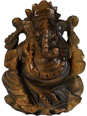 Tiger Eye Ganesha