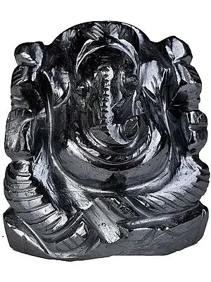 Lord Ganesha (Carved in Hematite)