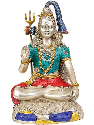 13" Lord Shiva In Brass | Handmade | Made In India