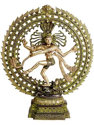 23" Nataraja In Brass | Handmade | Made In India