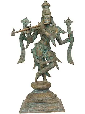 Bhagawan Vishnu as Tribhanga Krishna