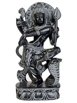 Lord Shiva Dancing with Serpent