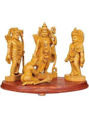 Shri Rama with  Sita Ji, Lakshman Ji and Hanuman Ji