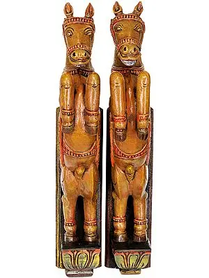 Pair of Horses (Wall Hanging)