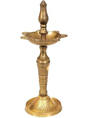 Seven-Wick Lamp with Stand