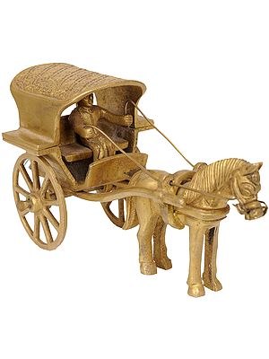 Horse Cart (Small Statue)