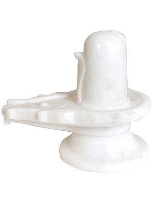 White Shiva Linga