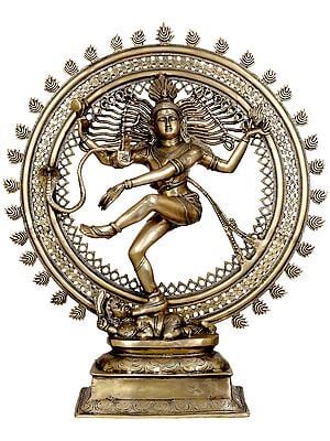 33" Large Size Nataraja - King of Dancers In Brass | Handmade | Made In India