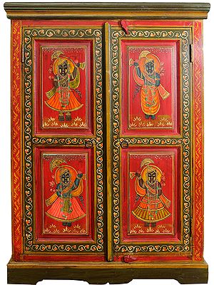 Shrinathji (Lord Krishna) Cupboard