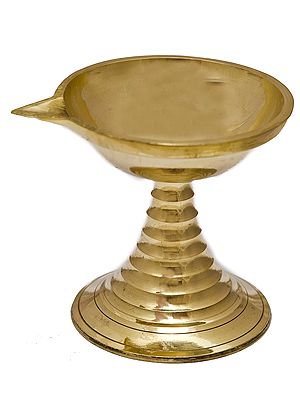 Puja Diya With Stand