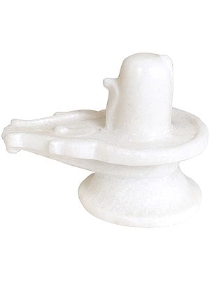 White Shiva Linga