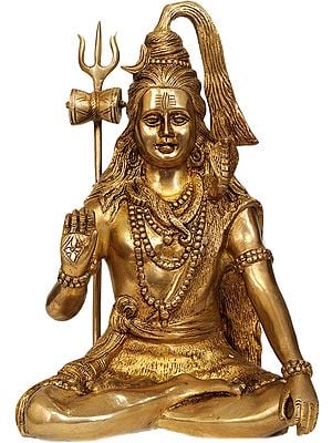 12" Bhagawan Shiva In Brass | Handmade | Made In India