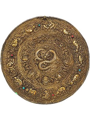 Ashtamangala Wall Hanging Mandala