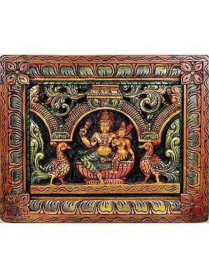 Vishnu Ji and Lakshmi Ji (Wall Hanging)