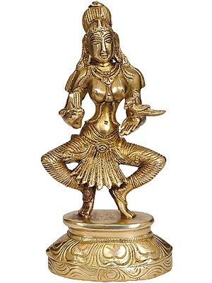 9" The Dancer In Brass | Handmade | Made In India