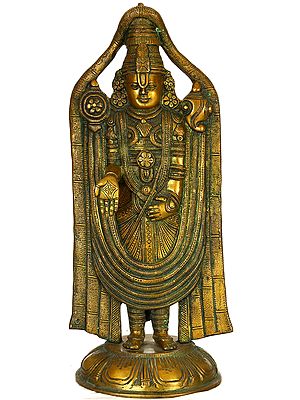 19" Lord Venkateshvara In Brass | Handmade | Made In India