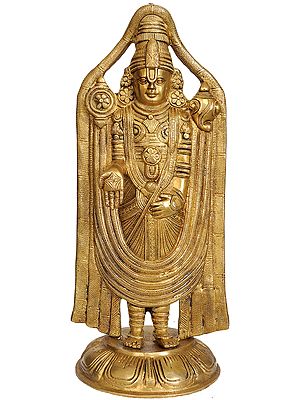 19" Lord Venkateshvara In Brass | Handmade | Made In India