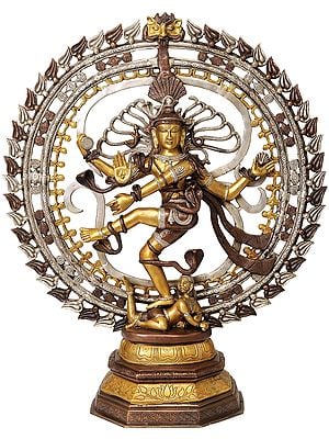 31" Large Size Nataraja In Brass | Handmade | Made In India