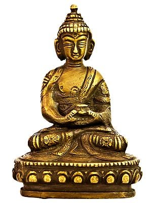 3" Dhyani Buddha Idols in Brass | Handmade | Made in India