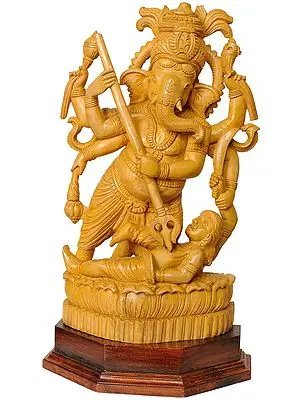 Lord Ganesha Killing Asura