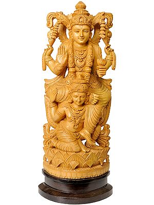 Lord Vishnu on Garuda, His Mount