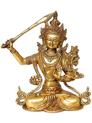 (Tibetan Buddhist Deity) Manjushri - Bodhisattva of Transcendent Wisdom