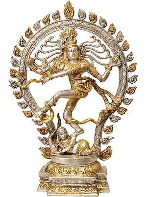 21" Nataraja In Brass | Handmade | Made In India