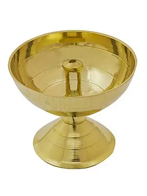 A Wick Puja Lamp