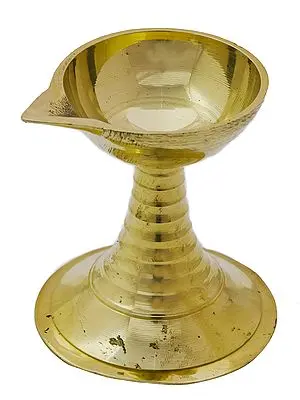 Small 2" Puja Diya in Brass | Handmade | Made in India