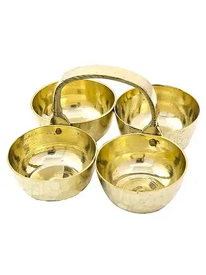 Four Small Puja Bowls