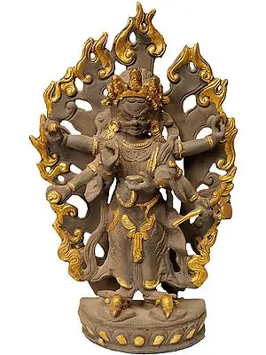 White Mahakala (The Tibetan Buddhist Deity of Wealth and Prosperity)